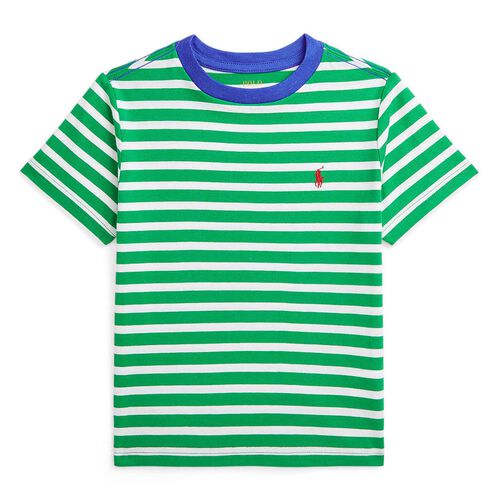 Polo Ralph Lauren Striped Cotton Jersey Ringer Tee